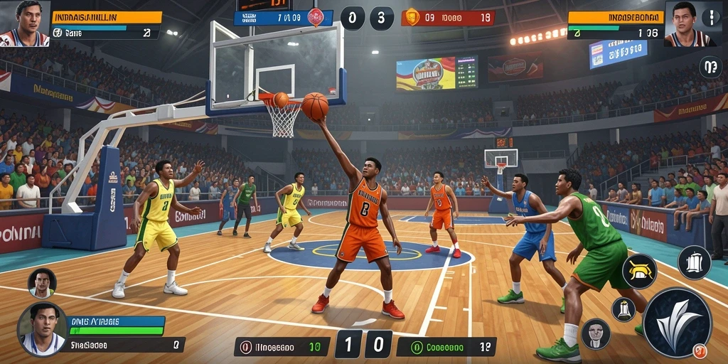 Tangkapan layar memperlihatkan mode multiplayer dengan teman-teman.