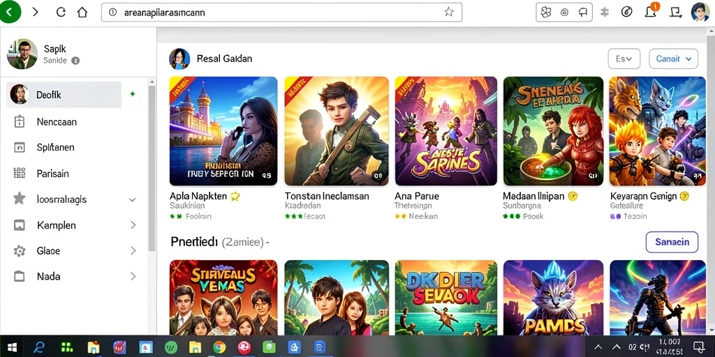 Screenshot menampilkan momen pertarungan epik.