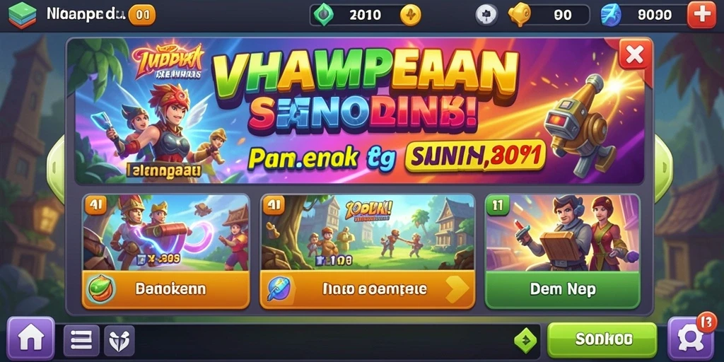 Mode permainan yang beragam untuk semua pemain.